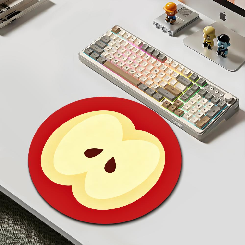 Desk Setup Apple - HYBXAXC Cute Red Apple Slice Minimalist