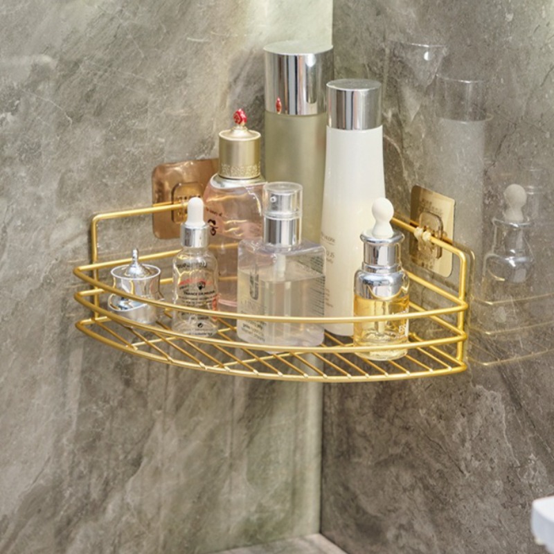 Desk Setup Shelves - Bathroom washstand cosmetic shelf multi-purpose storage