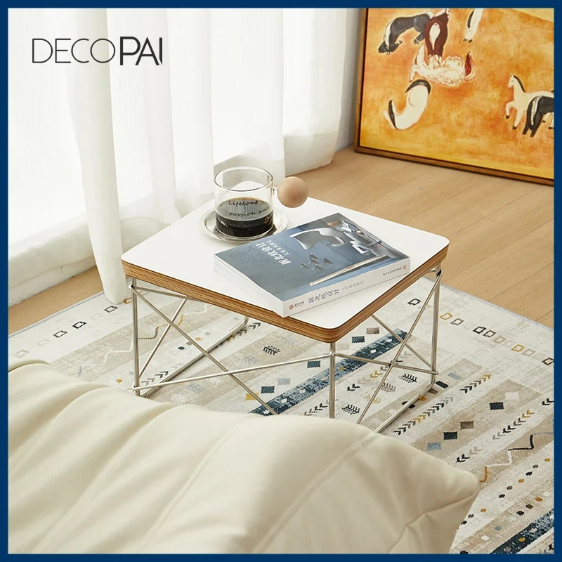 Desk Setup Laptop - DECOPAI eames LTR side table, Rectangle