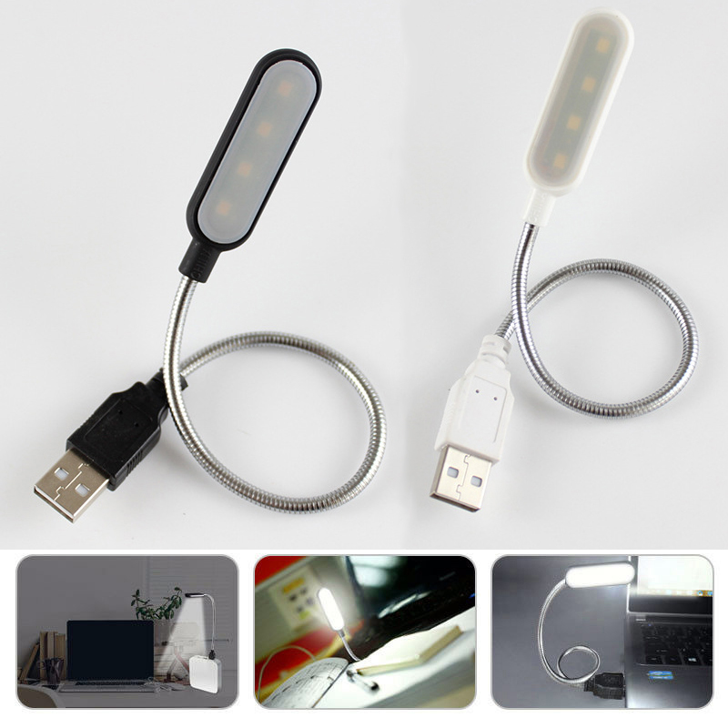 Mini 4 LED Book Lamp Portable  - Desk Setup Laptop のレビューと価格