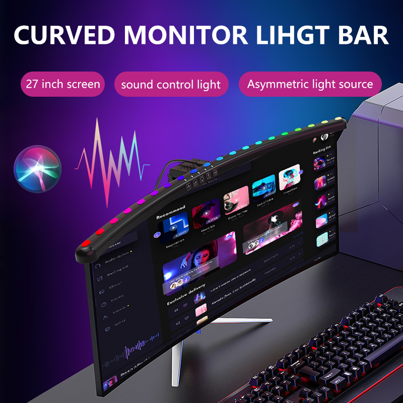 RGB Light Bar Monitor Smart Wi - Desk Setup Pc のレビューと価格