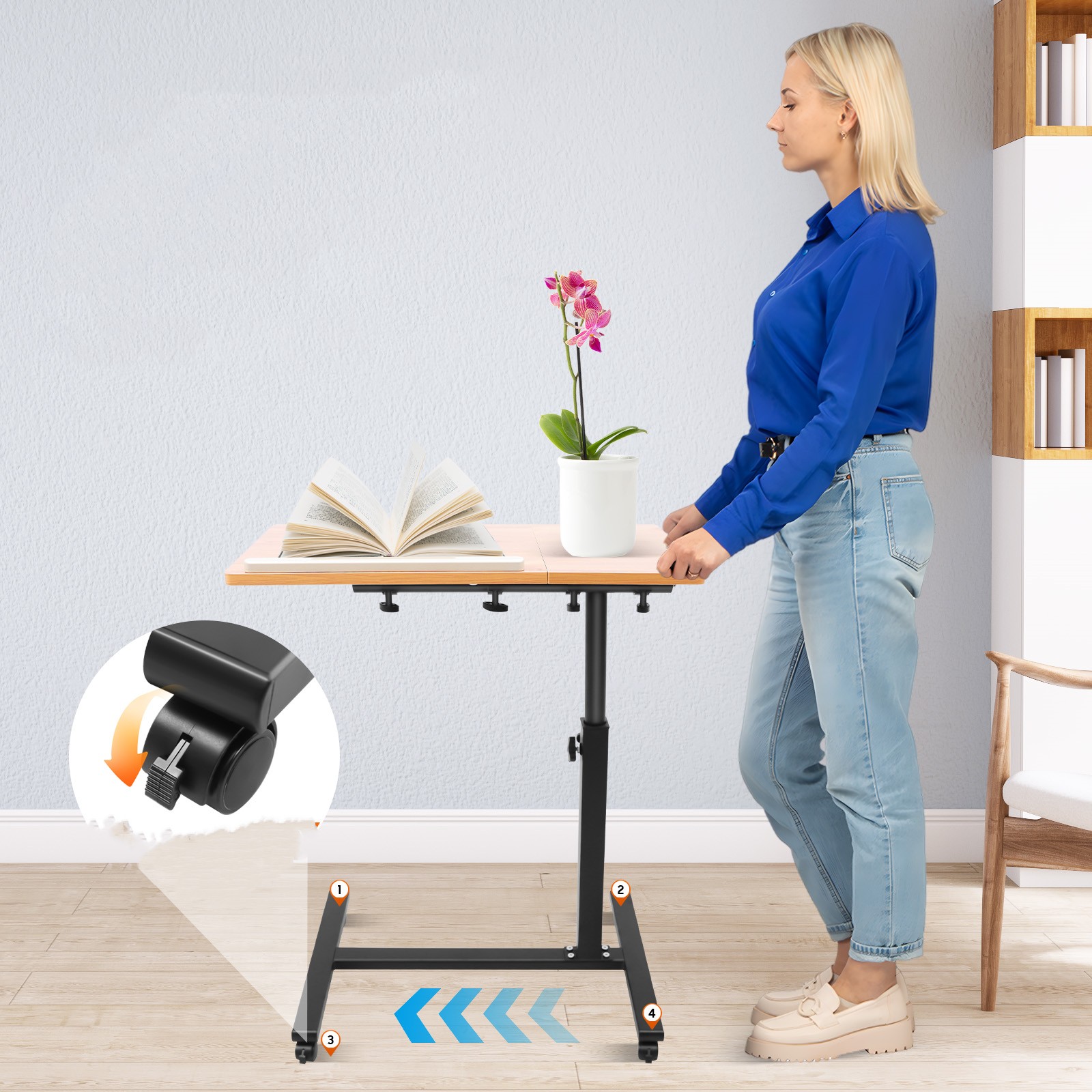 Mobile Laptop Table Adjustable - Desk Setup Laptop のレビューと価格