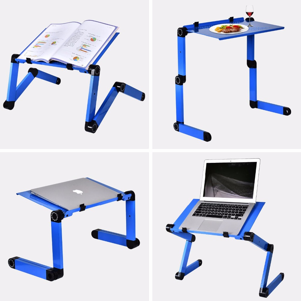Aluminum Alloy Laptop Table Ad - Desk Setup Pc のレビューと価格