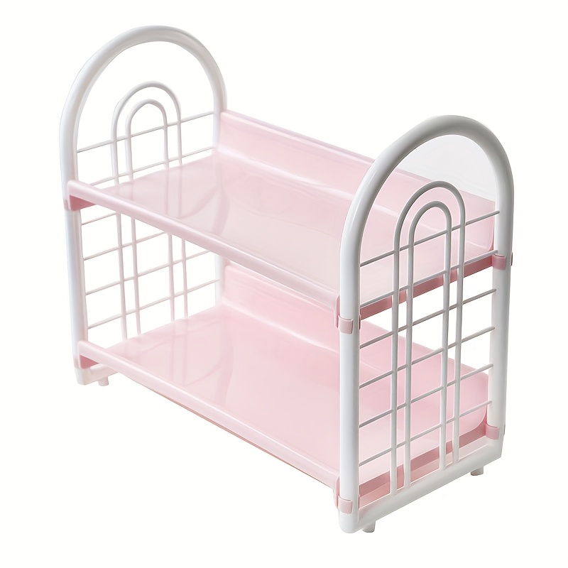 1pc Double Layer Multi-Functio - Desk Setup Shelves のレビューと価格