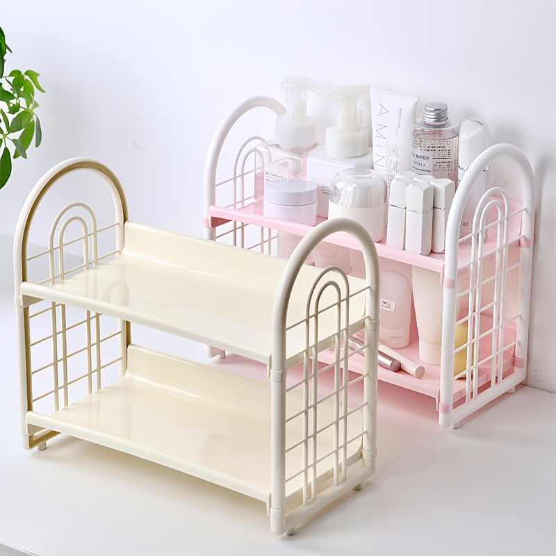 1pc Double Layer Multi-Functio - Desk Setup Shelves のレビューと価格