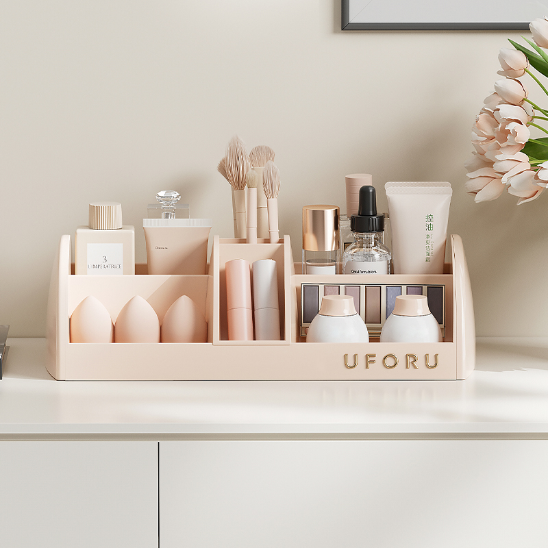 UFORU Cosmetics storage box Ho - Desk Setup At Home のレビューと価格