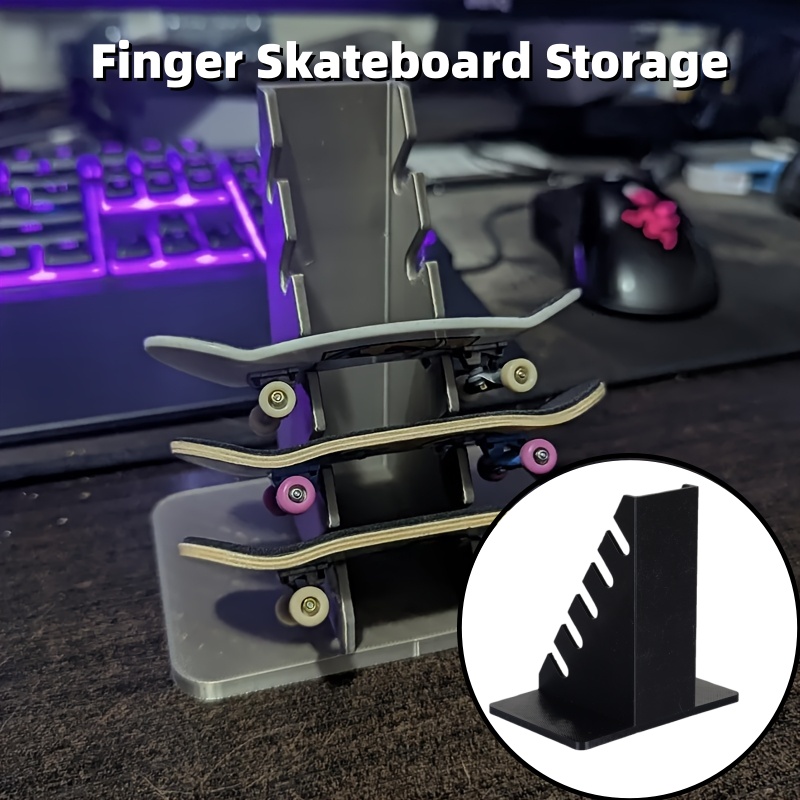 1PCS Finger Skateboard Display - Desk Setup Shelves のレビューと価格