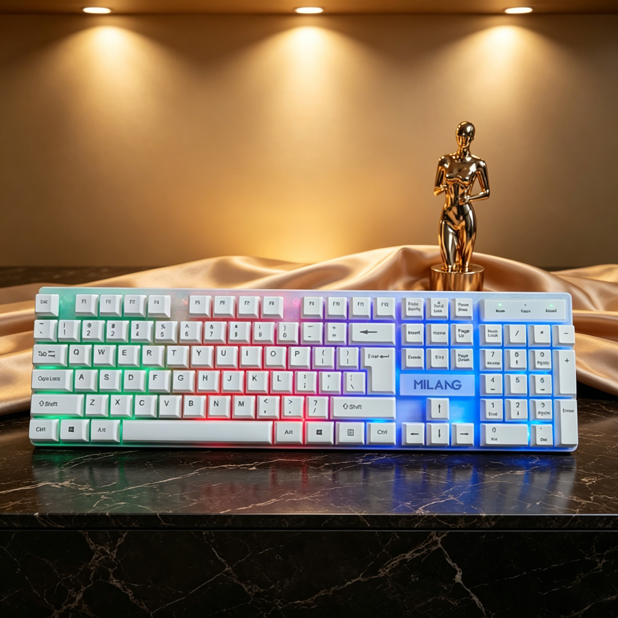 Wired RGB Backlit Keyboard Mou - Desk Setup Designer のレビューと価格