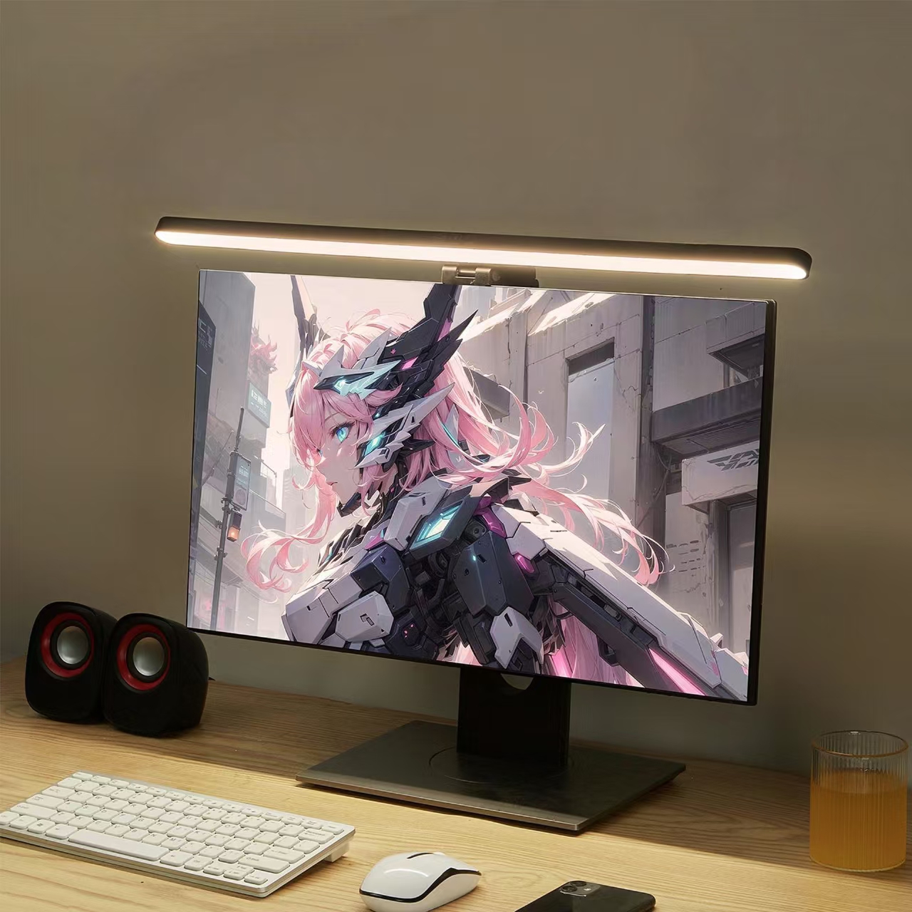 LED Monitor Light Hanging Desk - Desk Setup Pc のレビューと価格