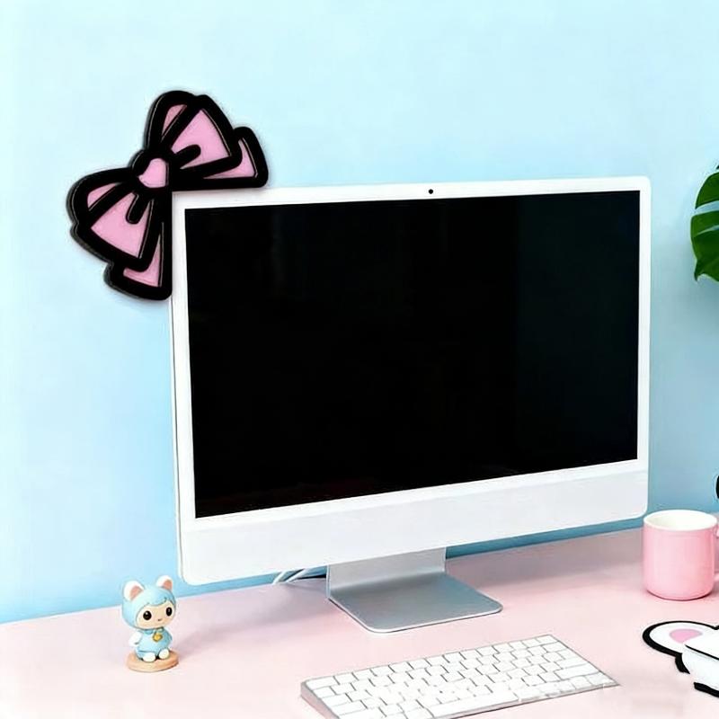 New 1/2Pcs Wooden Bowknot PC A - Desk Setup Pc のレビューと価格