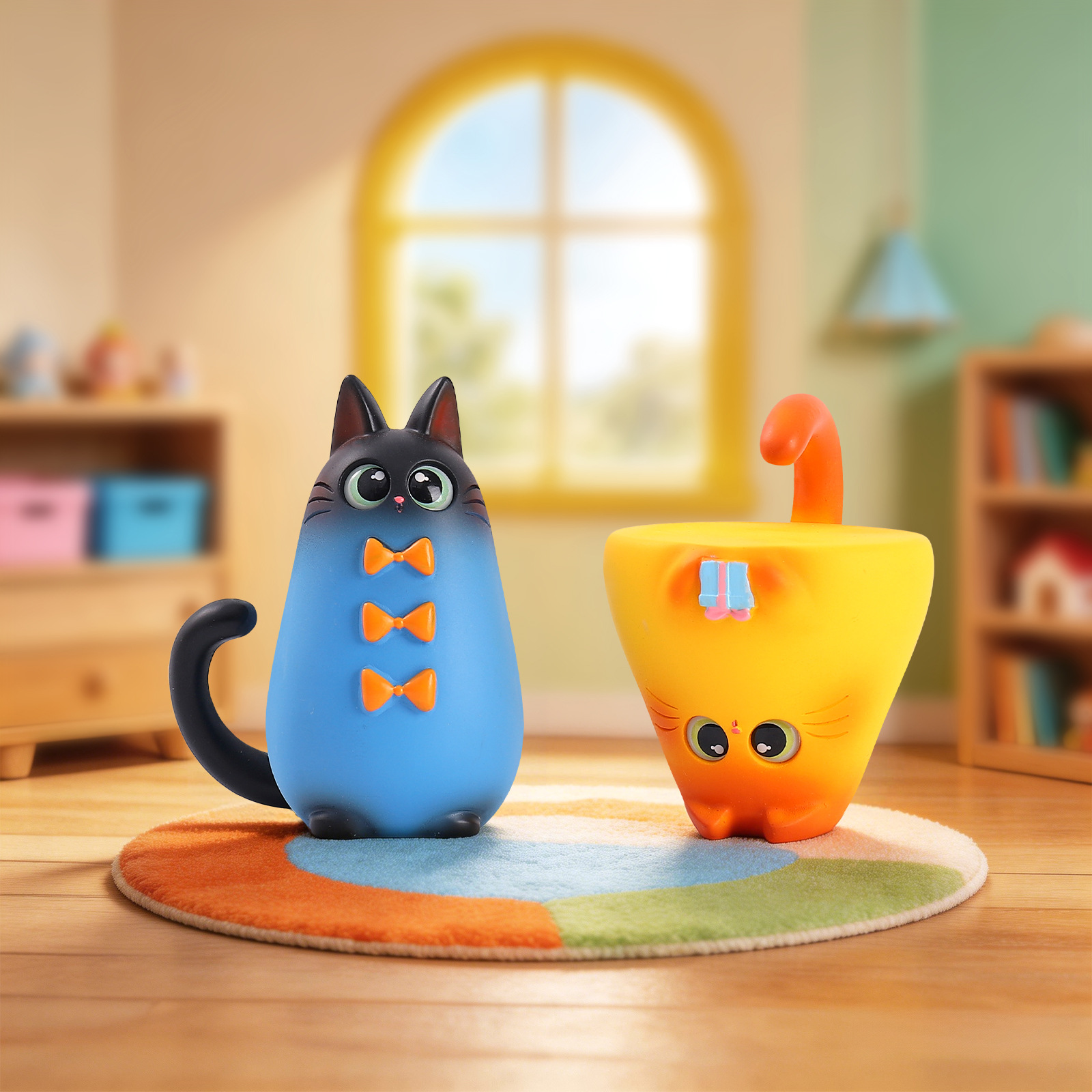 Blind Box Cat Figurine Resin C - Desk Setup At Home のレビューと価格
