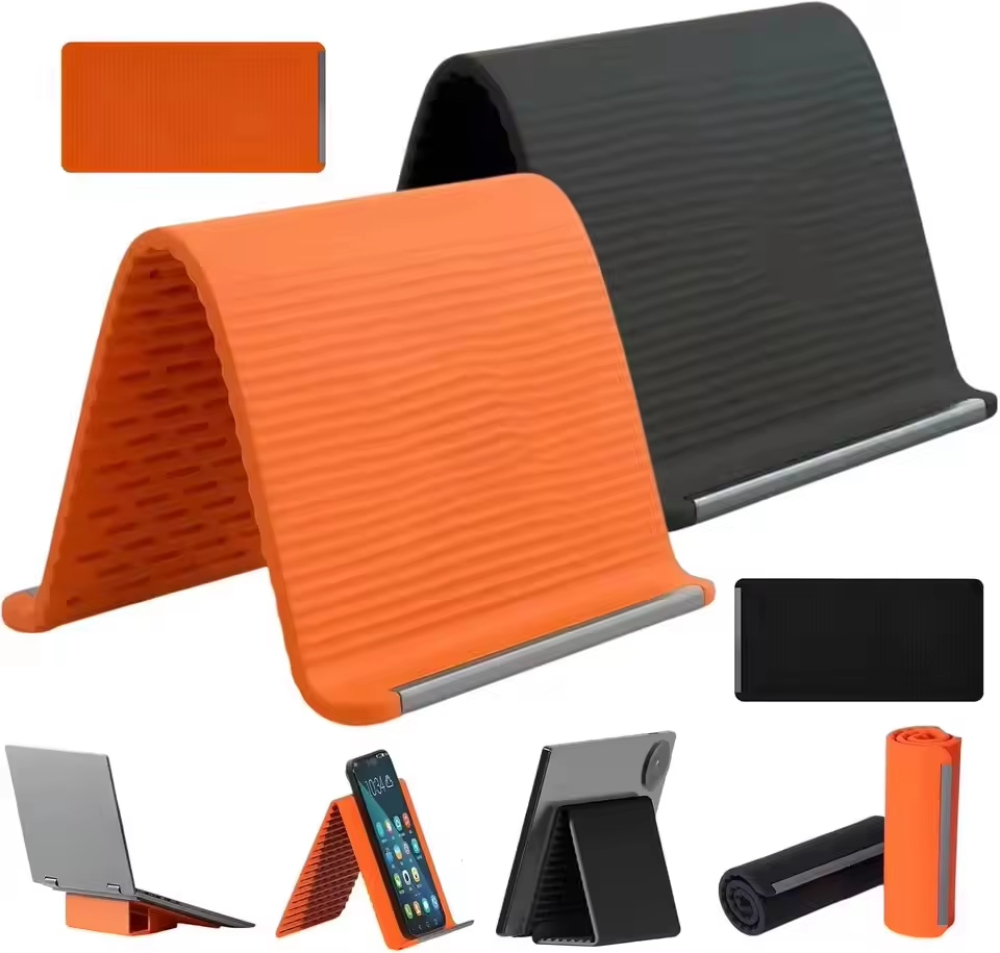 Portable Foldable Silicone Pho - Desk Setup Apple のレビューと価格