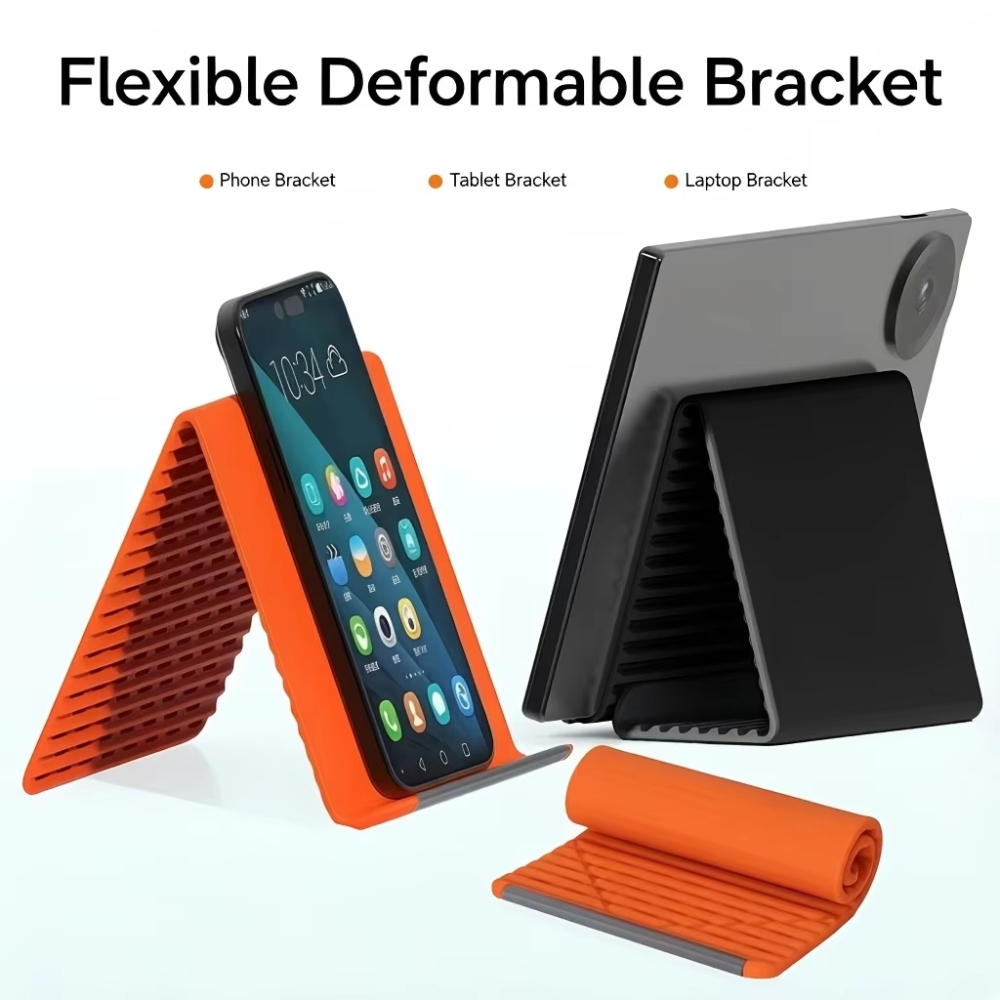 Portable Foldable Silicone Pho - Desk Setup Apple のレビューと価格