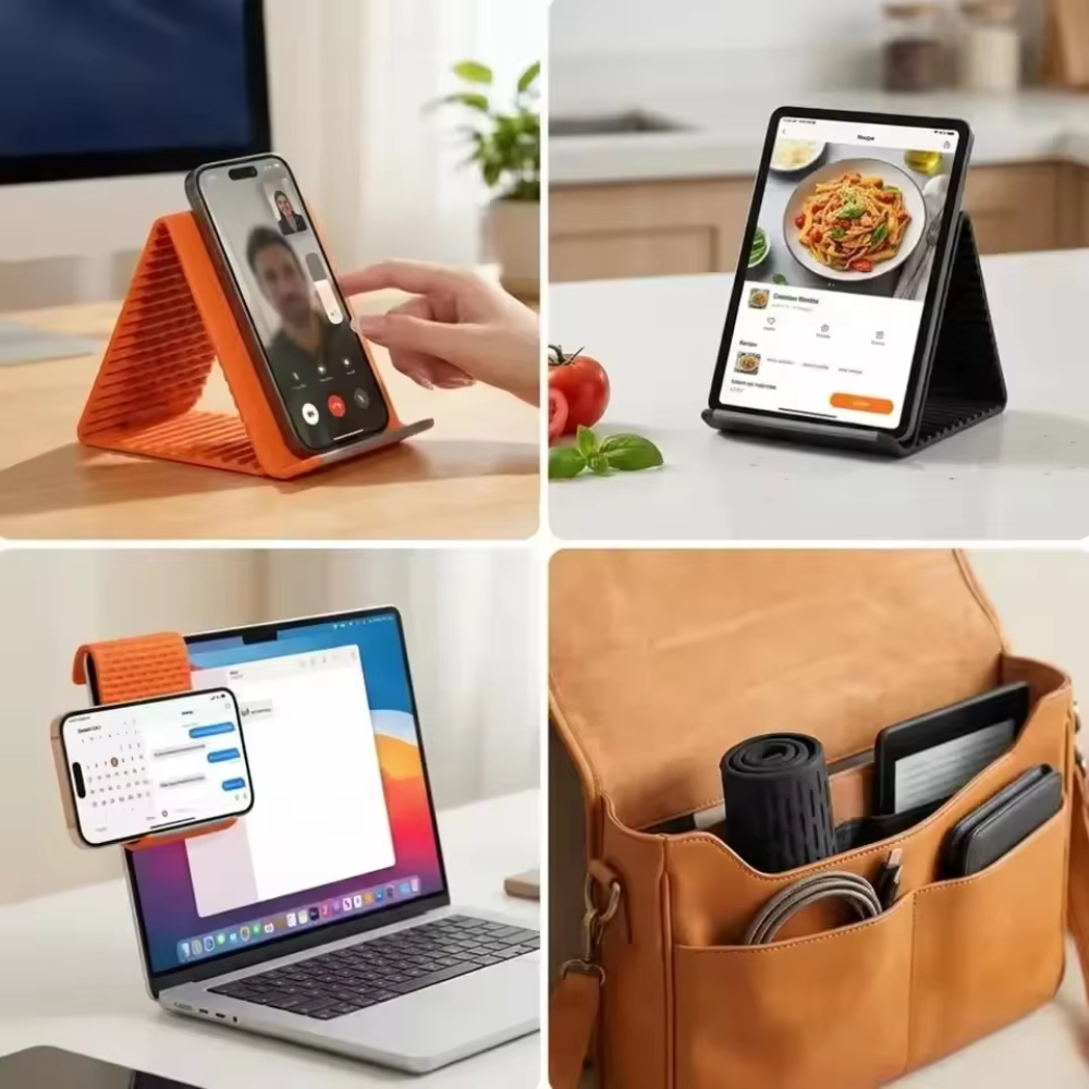 Portable Foldable Silicone Pho - Desk Setup Apple のレビューと価格