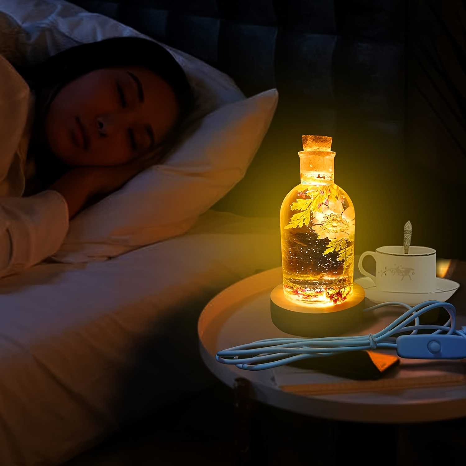 Drift Bottle Light Resin Mold  - Desk Setup At Home のレビューと価格