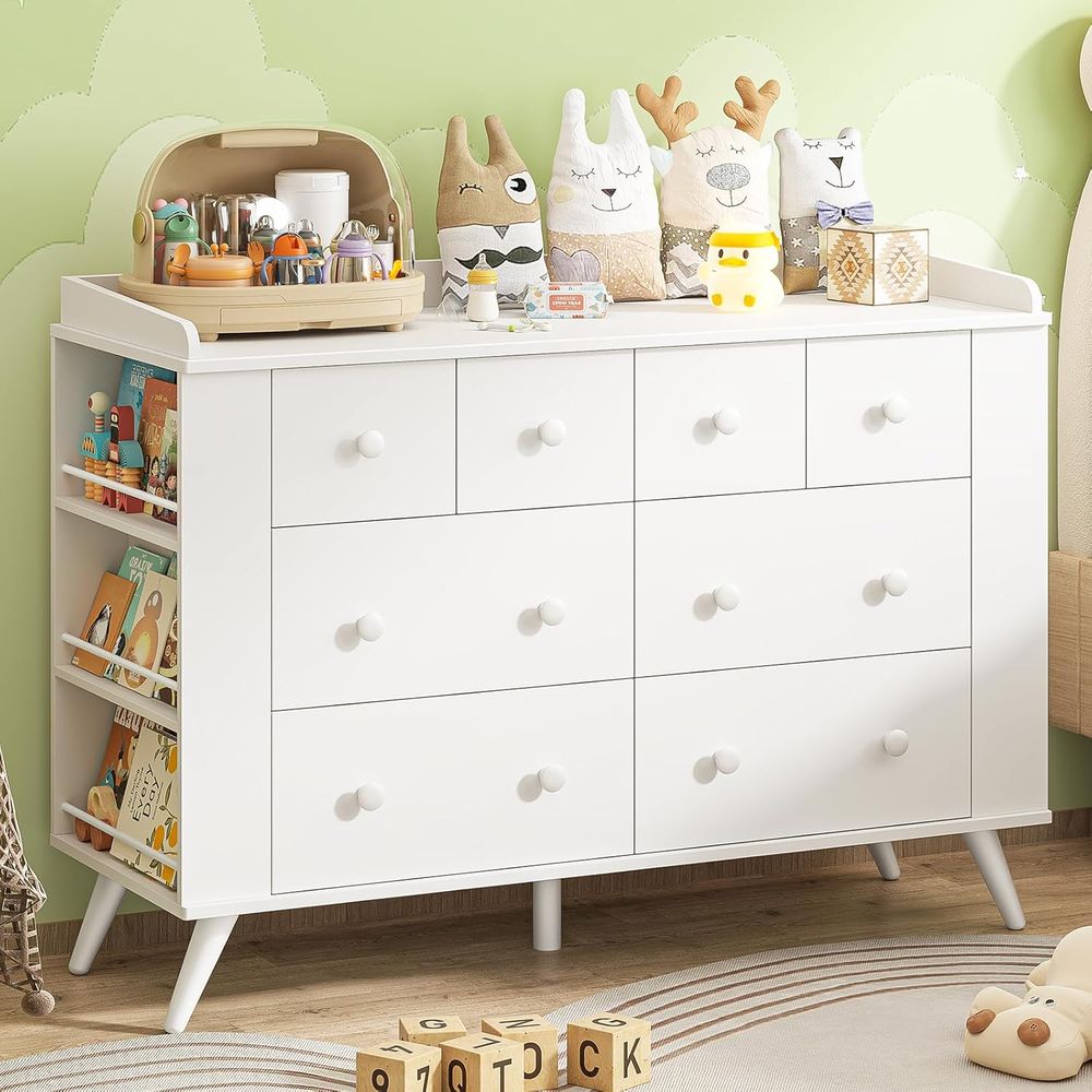 Children's 8-Drawer Dresser, N - Desk Setup Shelves のレビューと価格