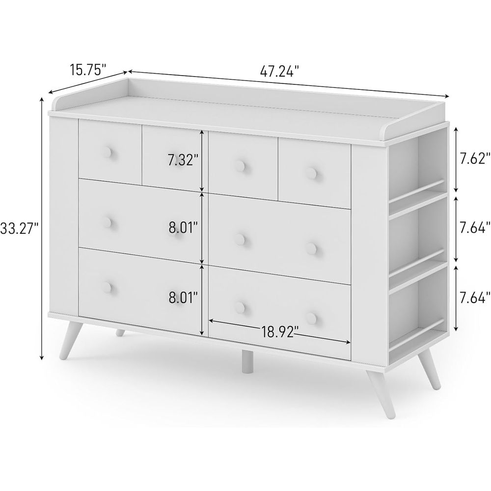 Children's 8-Drawer Dresser, N - Desk Setup Shelves のレビューと価格