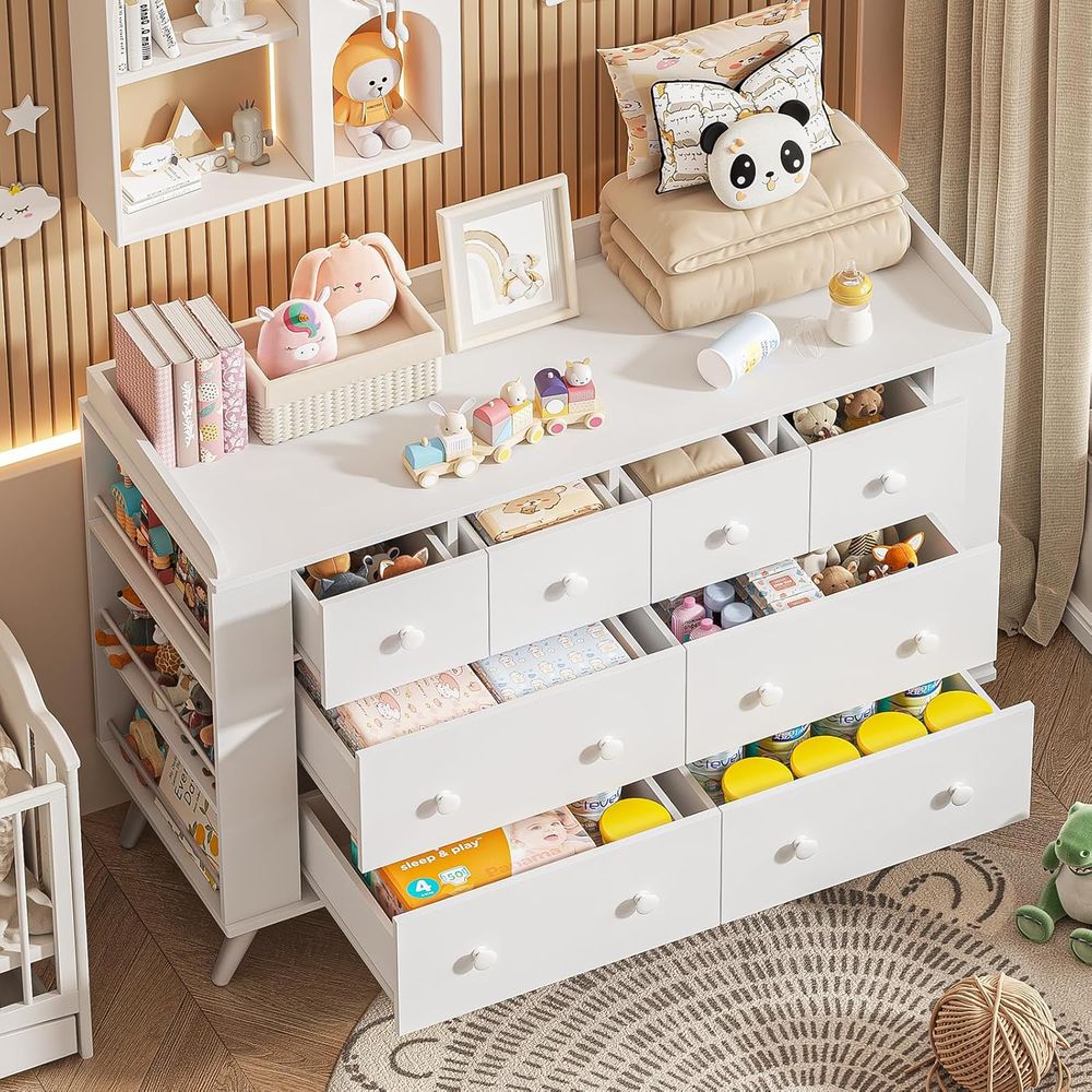 Children's 8-Drawer Dresser, N - Desk Setup Shelves のレビューと価格