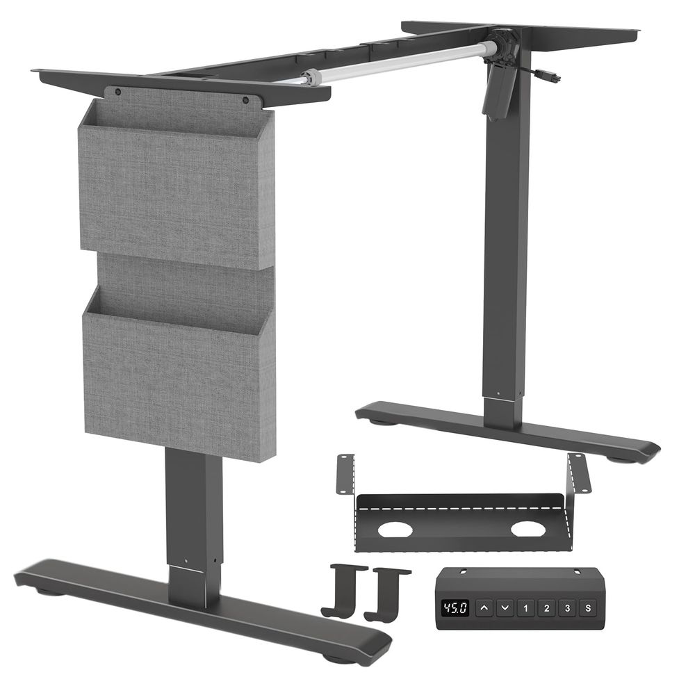 Desk Frame, Stand up Desk Fram - Desk Setup L Shaped のレビューと価格