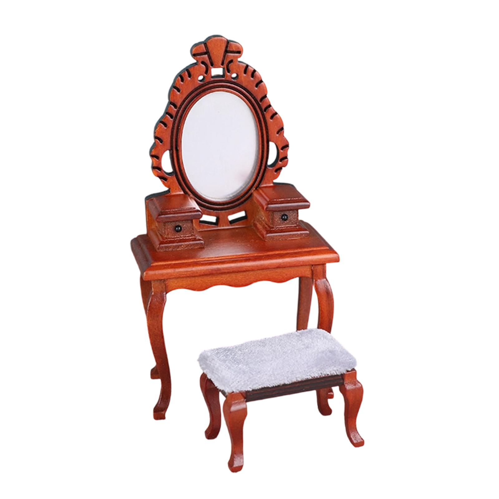 1/12 Vanity Desk Model with St - Desk Setup Girly のレビューと価格