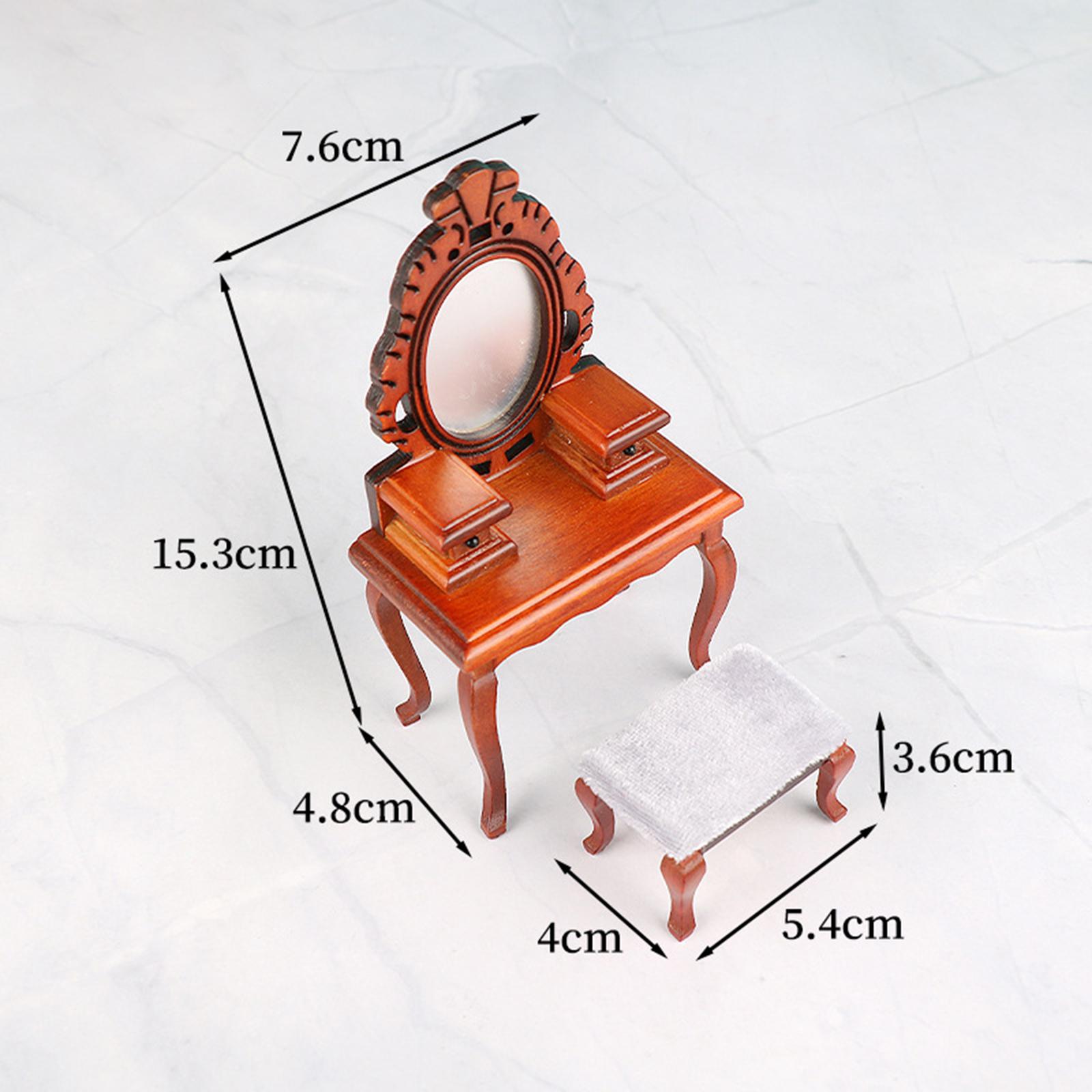 1/12 Vanity Desk Model with St - Desk Setup Girly のレビューと価格