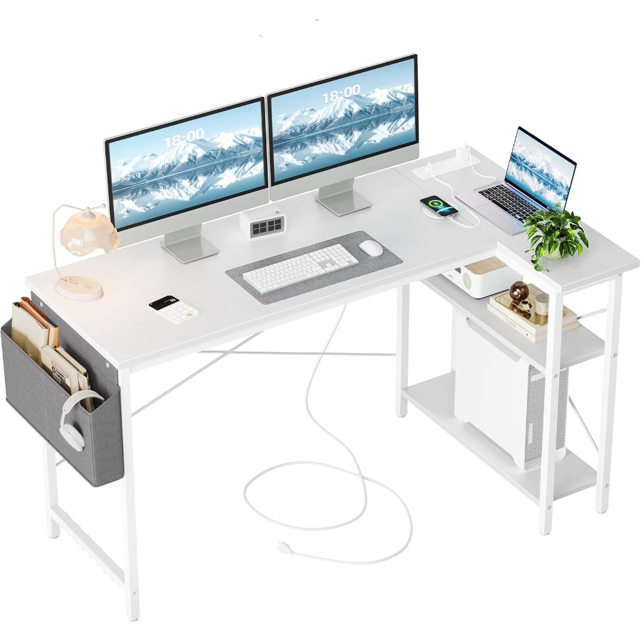 L Shaped Computer Desk with Bu - Desk Setup L Shaped のレビューと価格