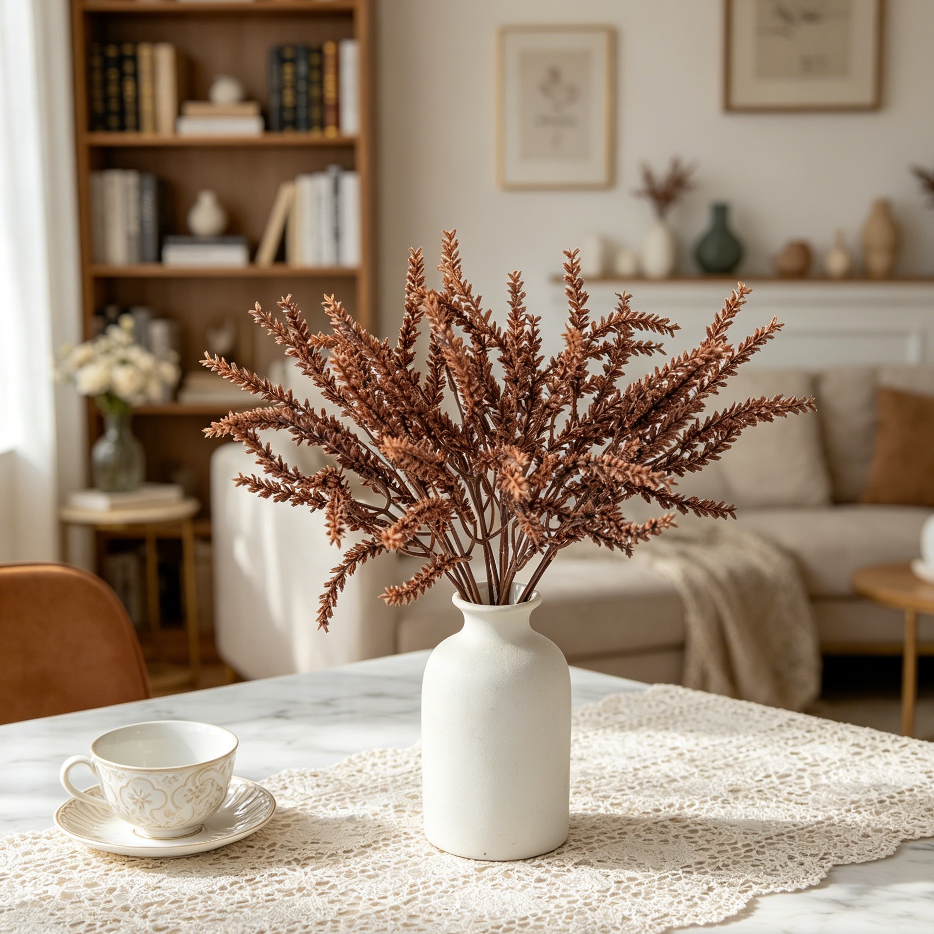 Artificial Plants Wheat Ears W - Desk Setup At Home のレビューと価格