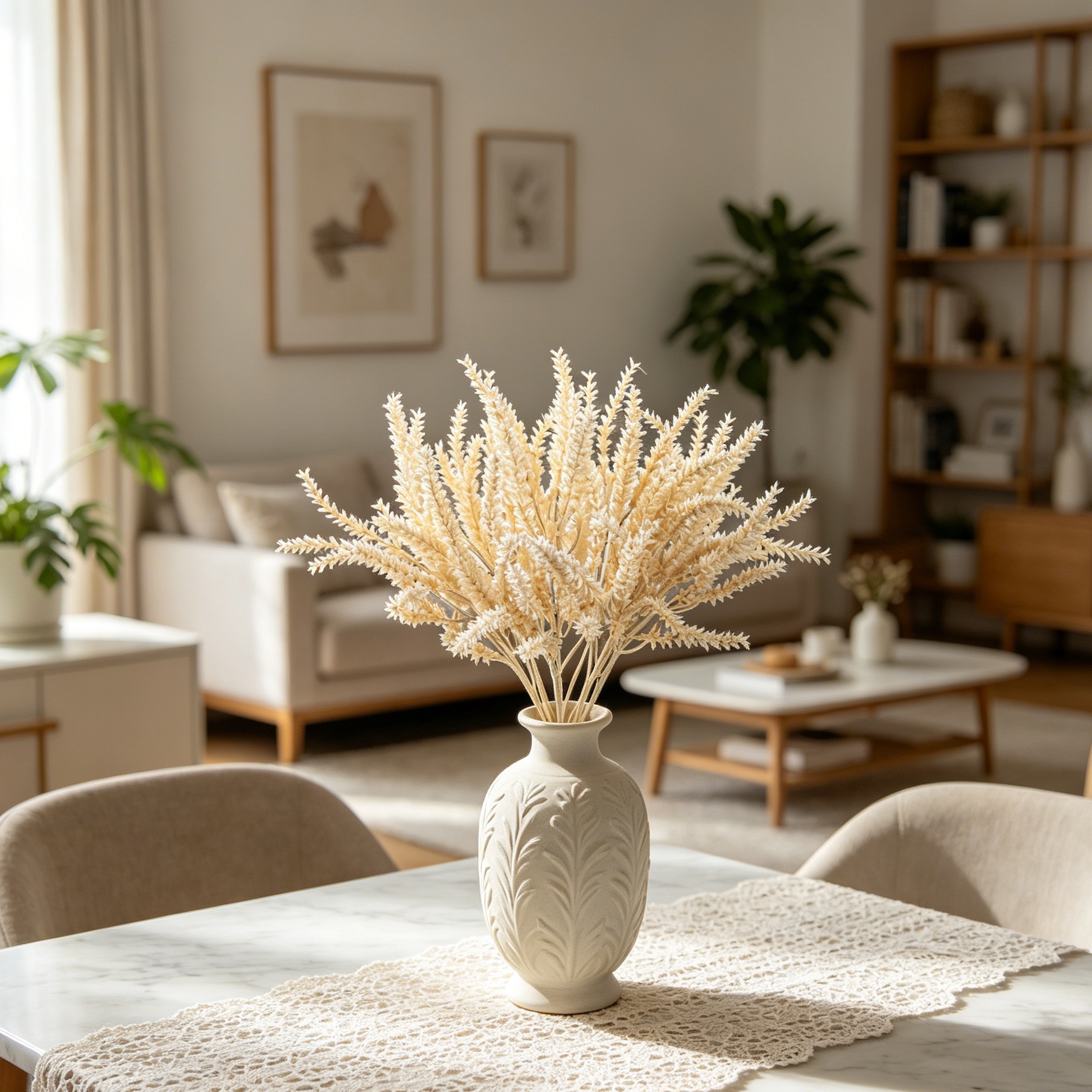 Artificial Plants Wheat Ears W - Desk Setup At Home のレビューと価格