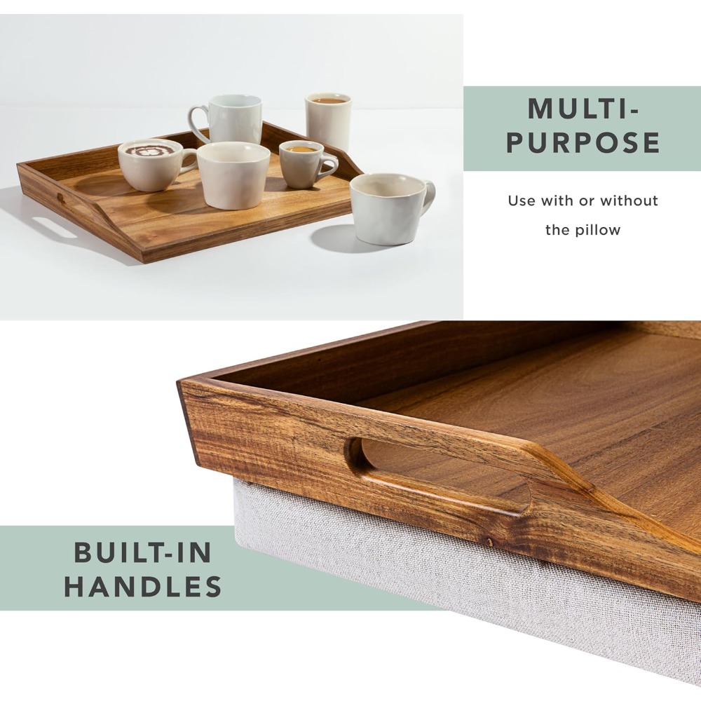 US Shipping Acacia Wood Bed Tr - Desk Setup Laptop のレビューと価格
