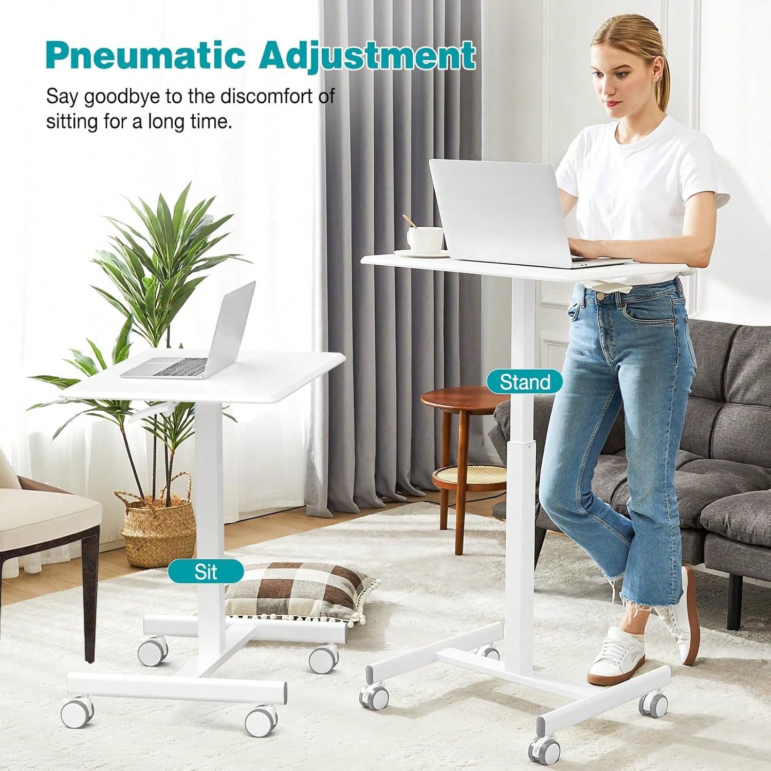 LWEP DUMOS Small Standing Desk - Desk Setup Pc のレビューと価格