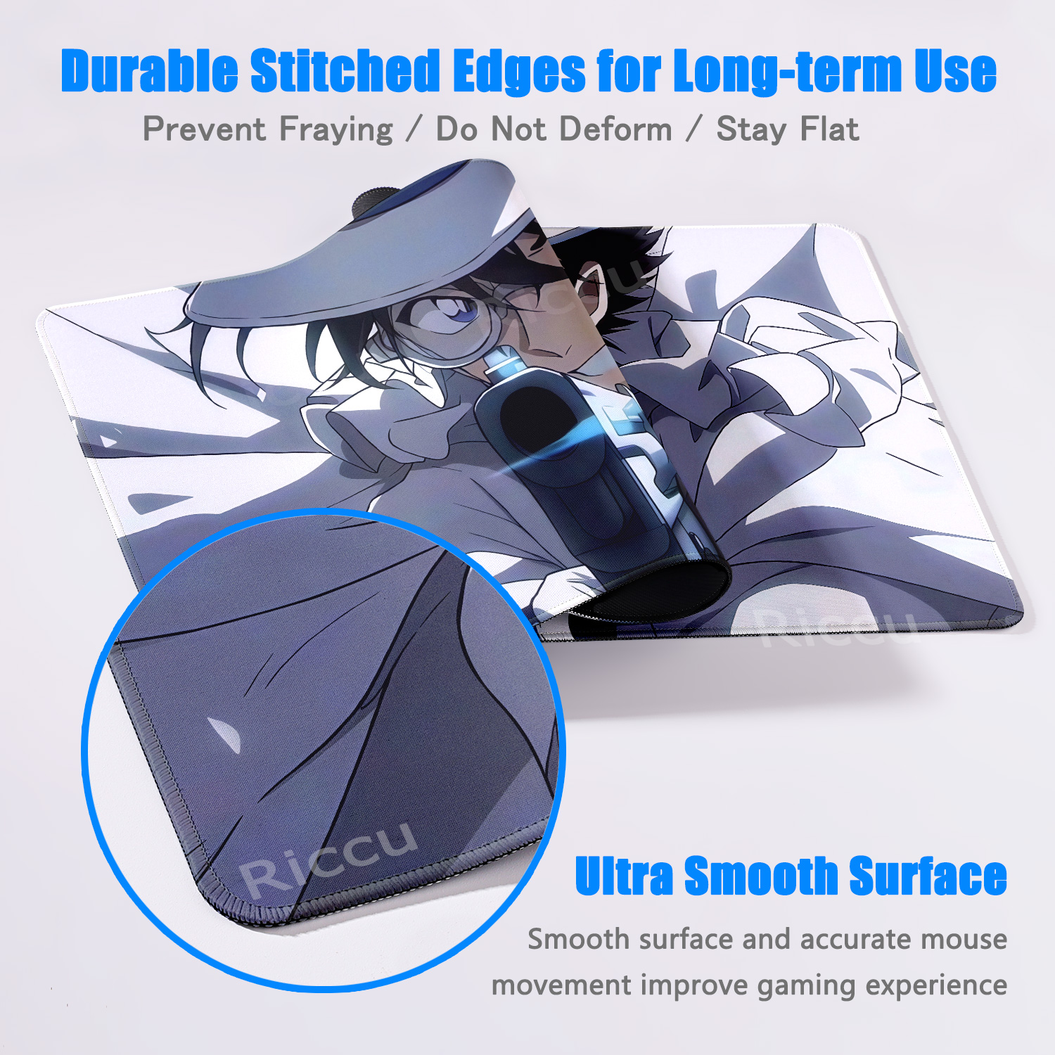 Anime D-Detective Conan Mouse  - Desk Setup Pc のレビューと価格