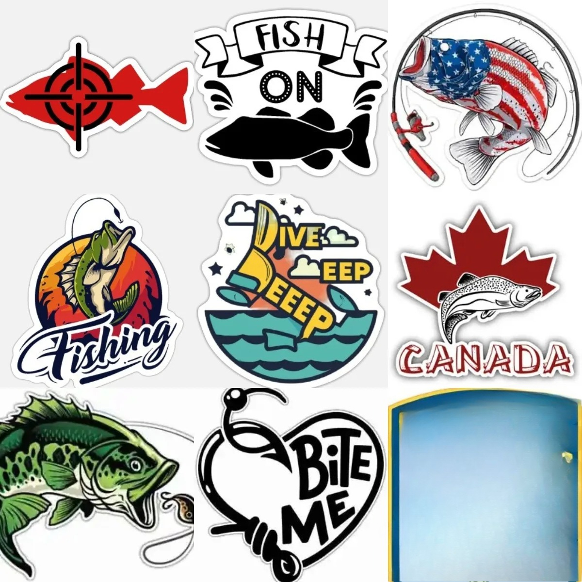 Perch Fishing Stickers Window  - Desk Setup Notebook のレビューと価格