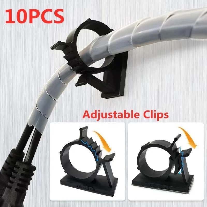 Cable Organizer Self Adhesive  - Desk Setup Laptop のレビューと価格
