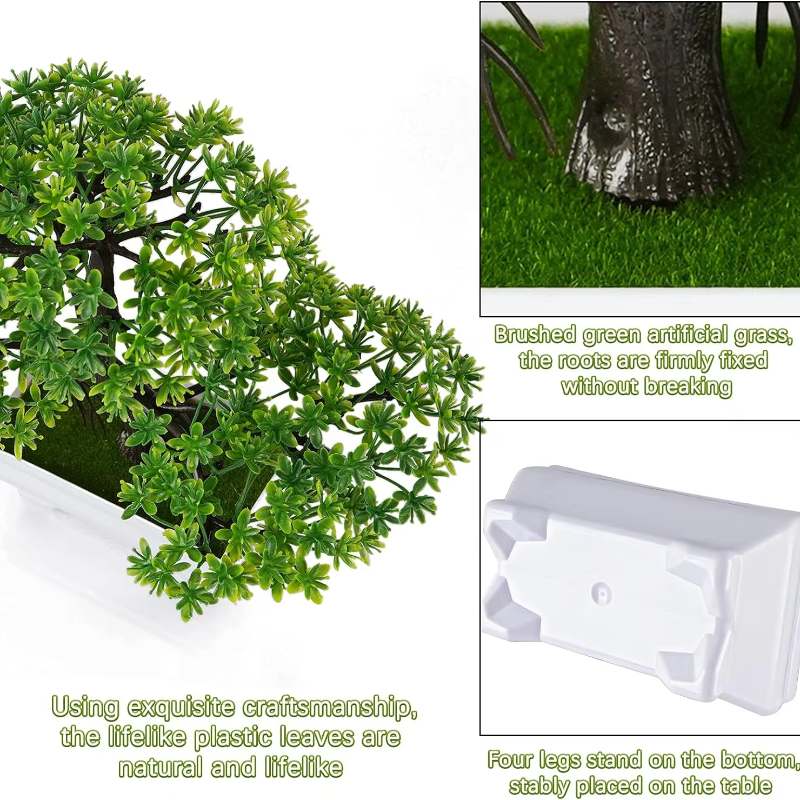 1Pcs Green Artificial Plants B - Desk Setup At Home のレビューと価格
