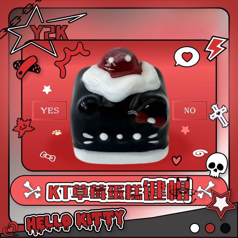 Y2K Kawaii Keycaps Hello Kitty - Desk Setup Girly のレビューと価格