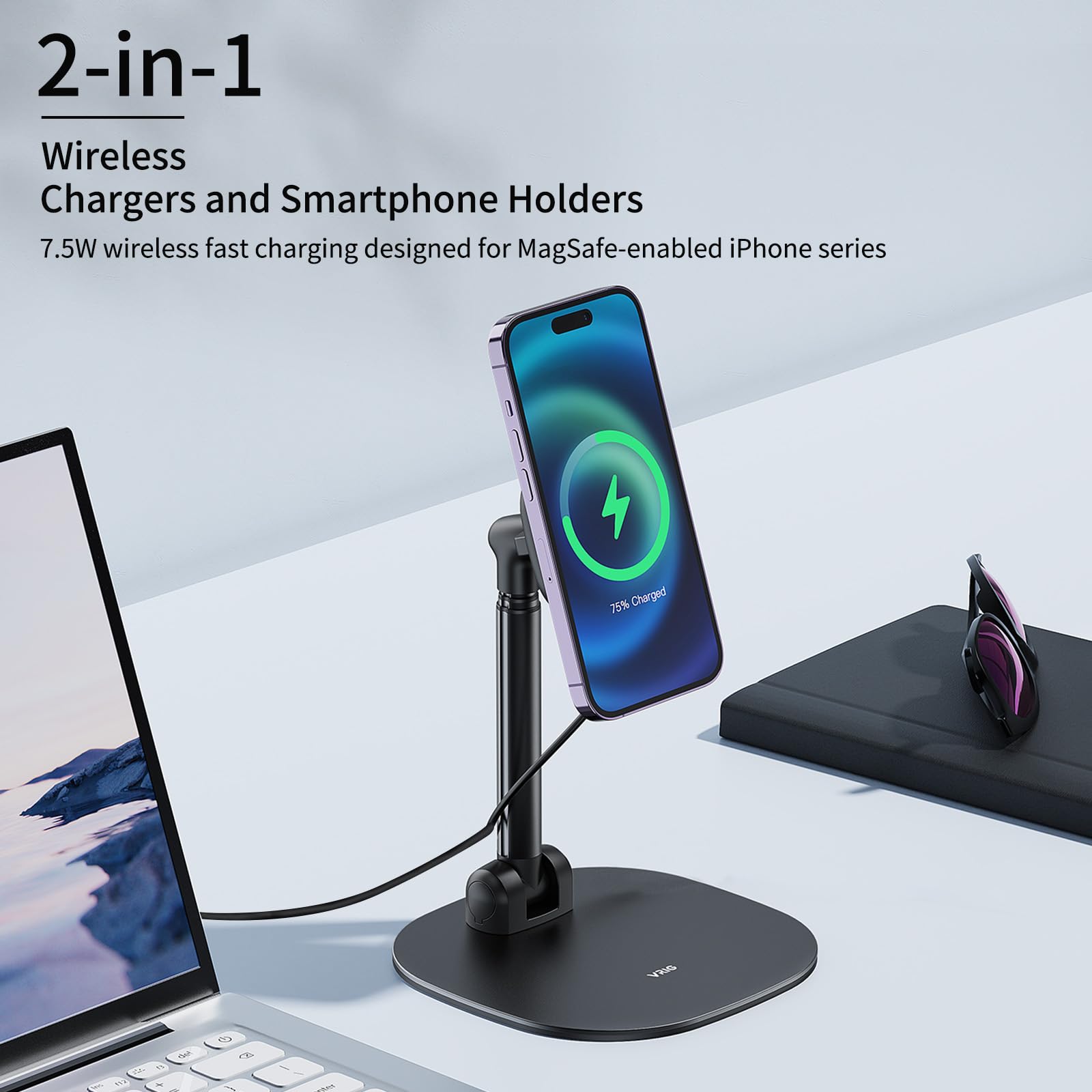 UURig VRig Desk Wireless Charg - Desk Setup Apple のレビューと価格