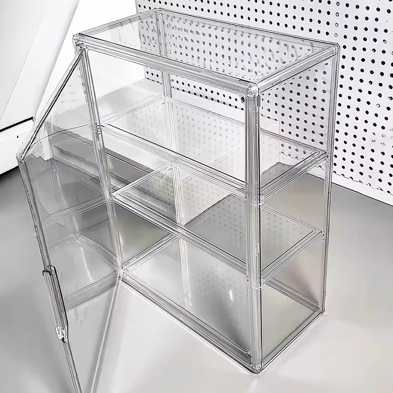Transparent Acrylic Figurine D - Desk Setup Shelves のレビューと価格