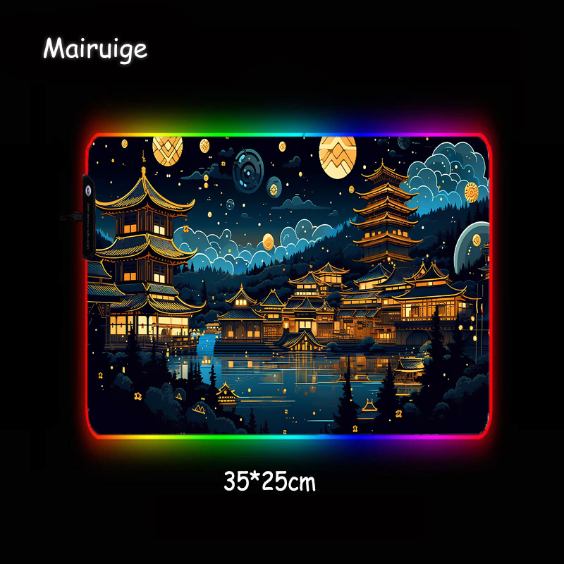 Chinese Architecture At Night  - Desk Setup At Office のレビューと価格