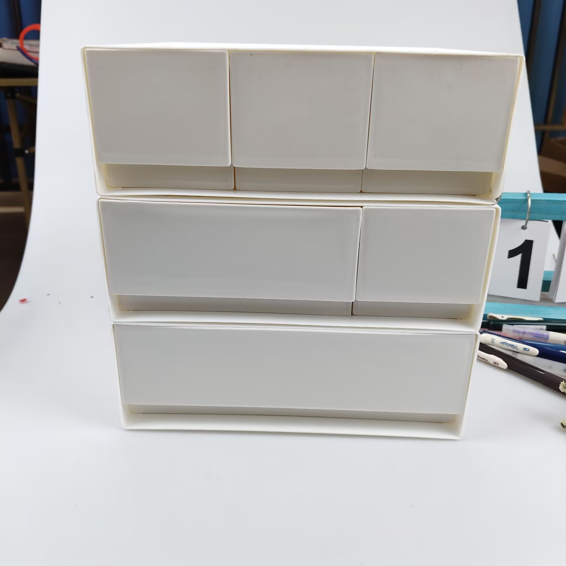 Desktop Storage Box, Drawer, C - Desk Setup Shelves のレビューと価格