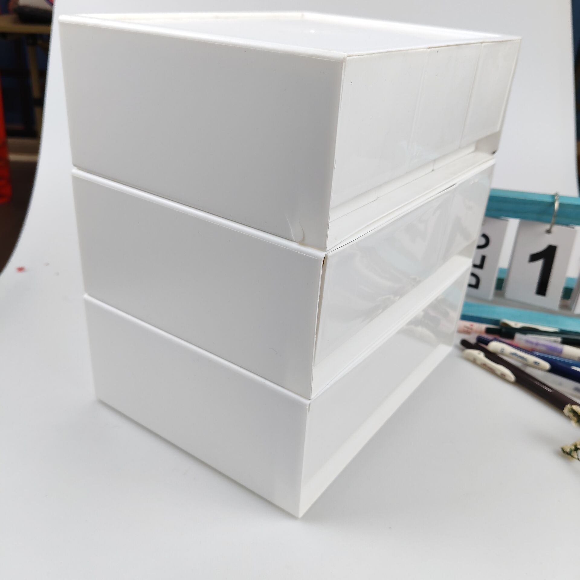 Desktop Storage Box, Drawer, C - Desk Setup Shelves のレビューと価格
