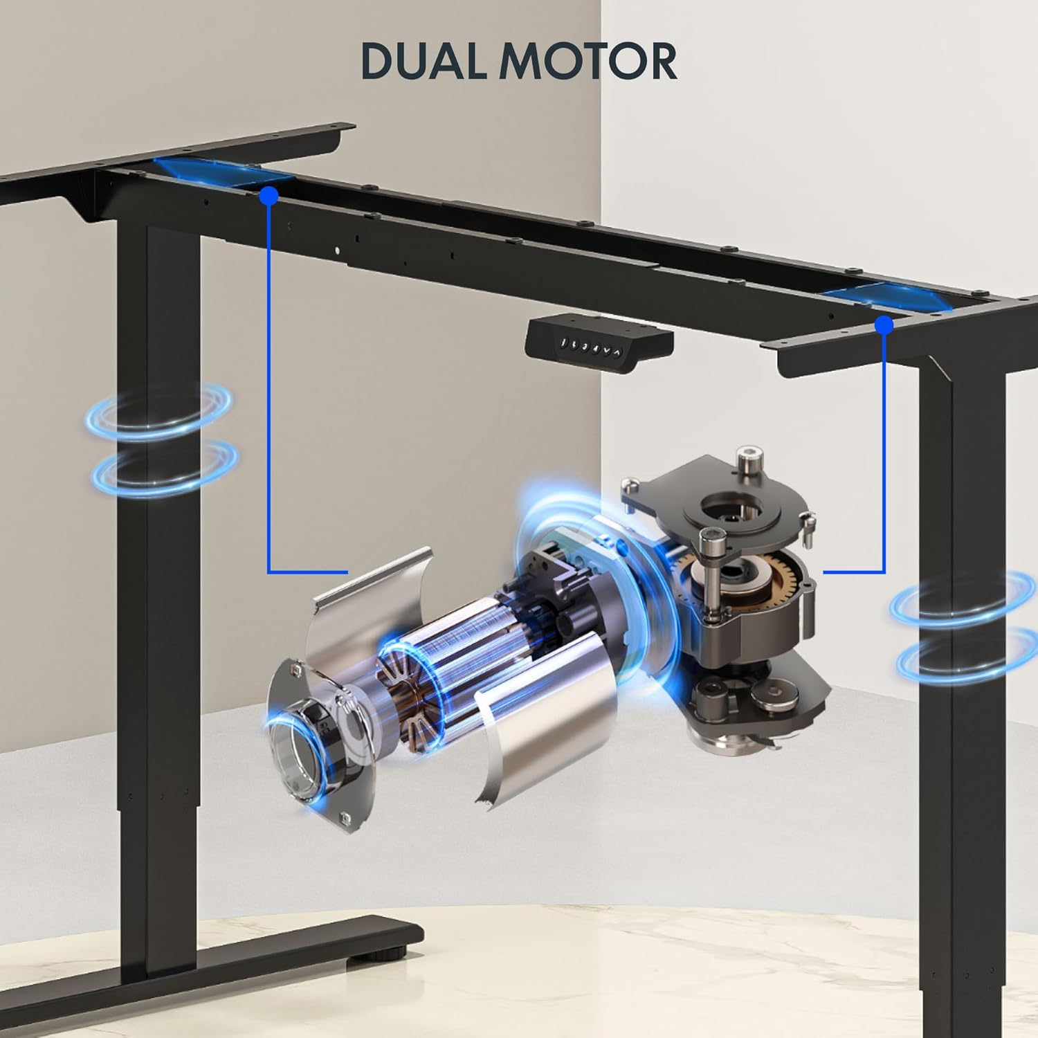 Electric Standing Desk with Du - Desk Setup L Shaped のレビューと価格