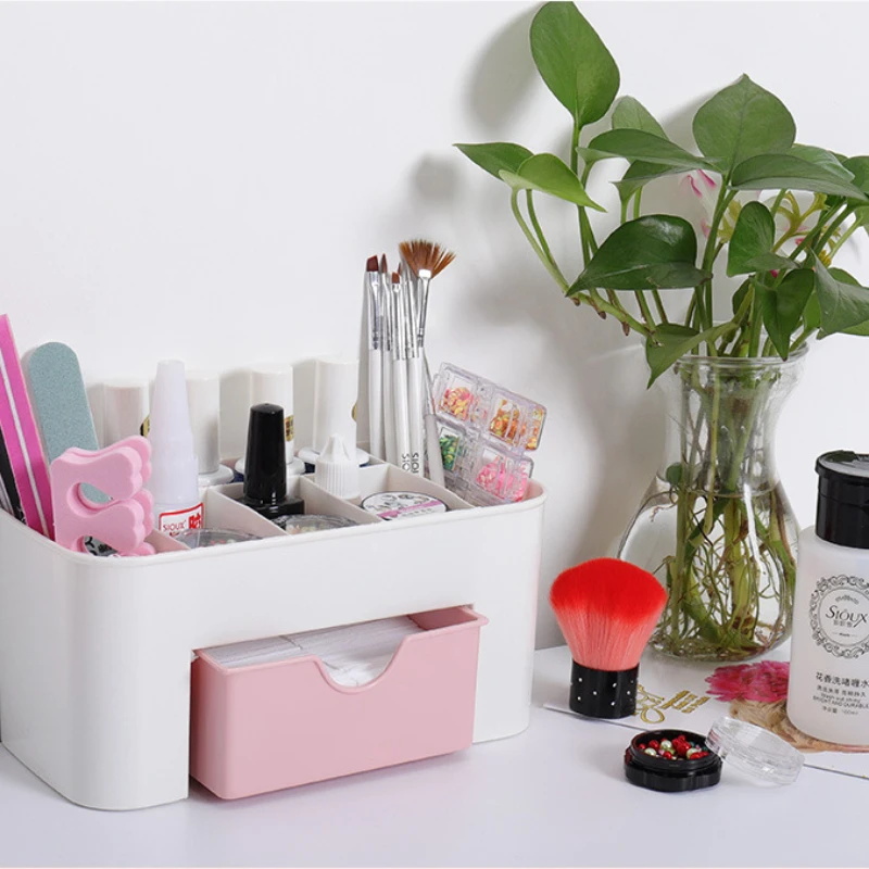 Nail Art Organizer Desktop Dra - Desk Setup Shelves のレビューと価格