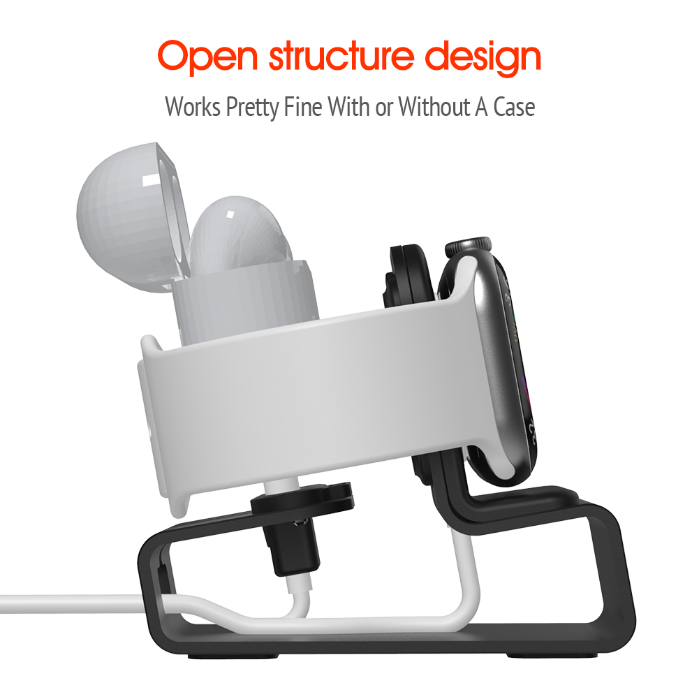 2 in 1 Aluminum Charging Stand - Desk Setup Apple のレビューと価格