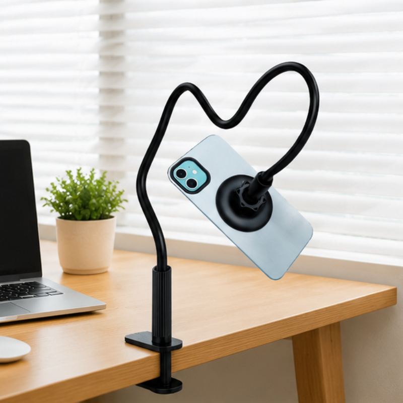 Magnetic 360° Lazy Mobile Phon - Desk Setup Apple のレビューと価格