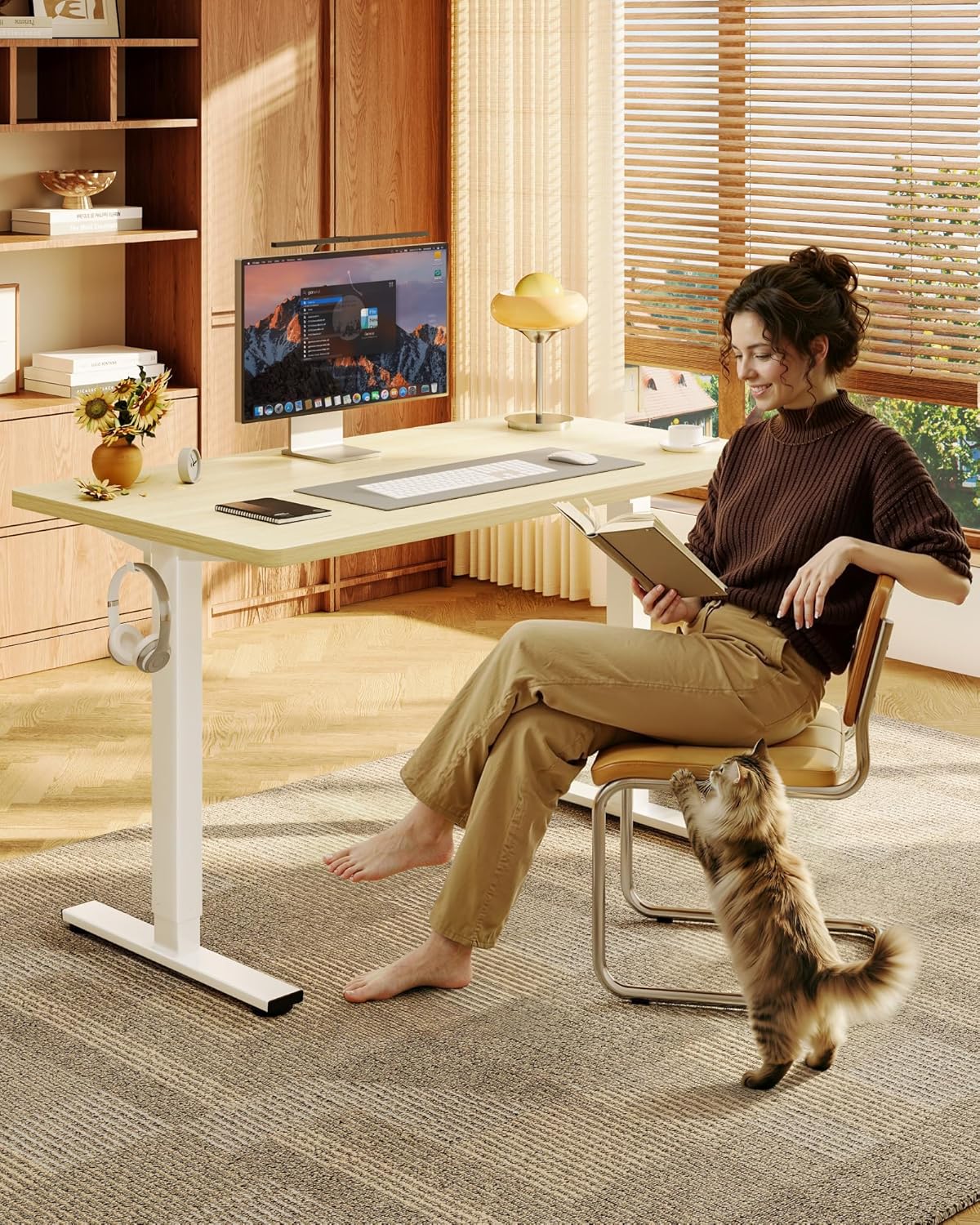Electric Height Adjustable Sta - Desk Setup L Shaped のレビューと価格