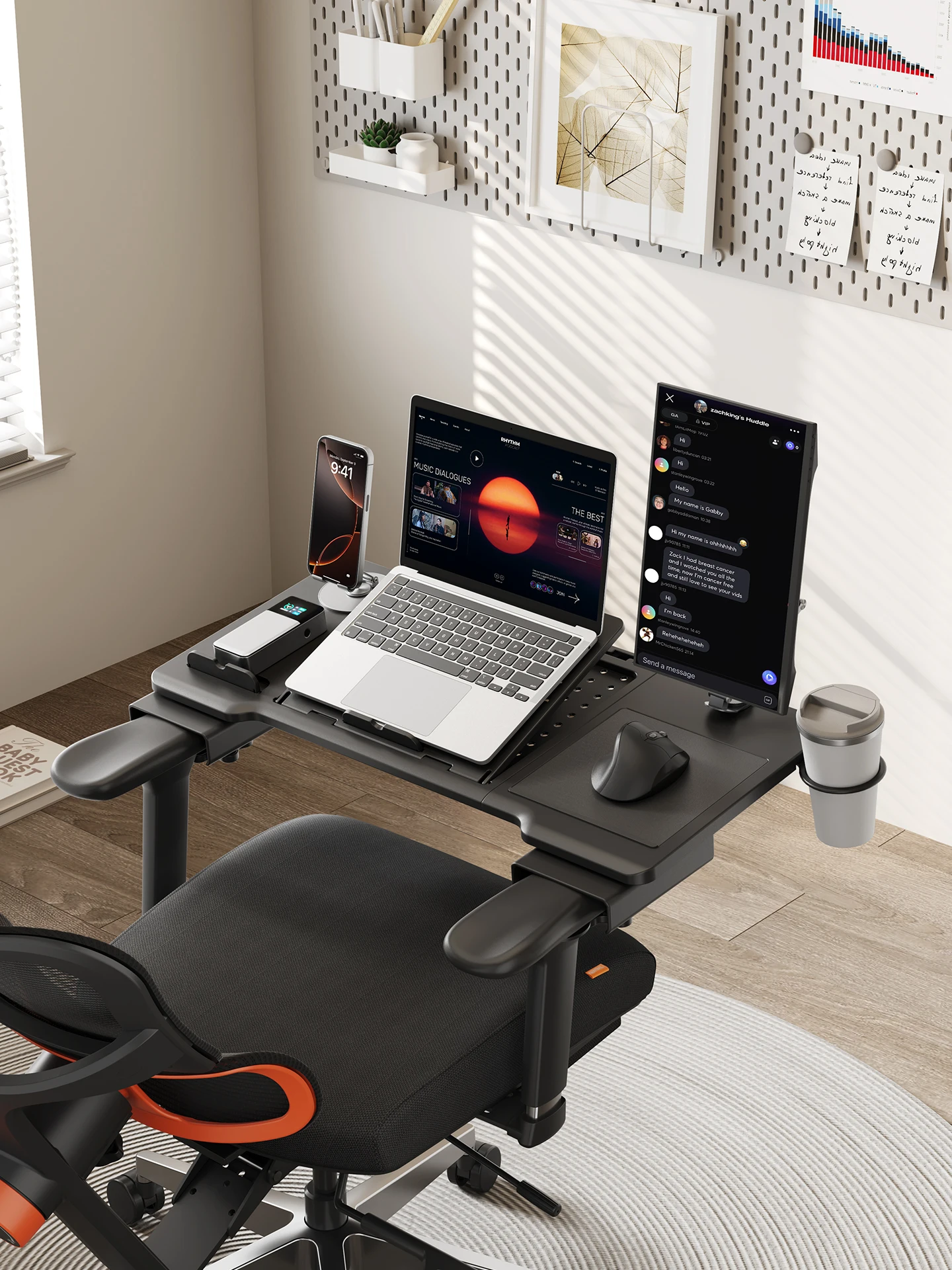 Ergonomic Chair Armrest Desk A - Desk Setup Laptop のレビューと価格