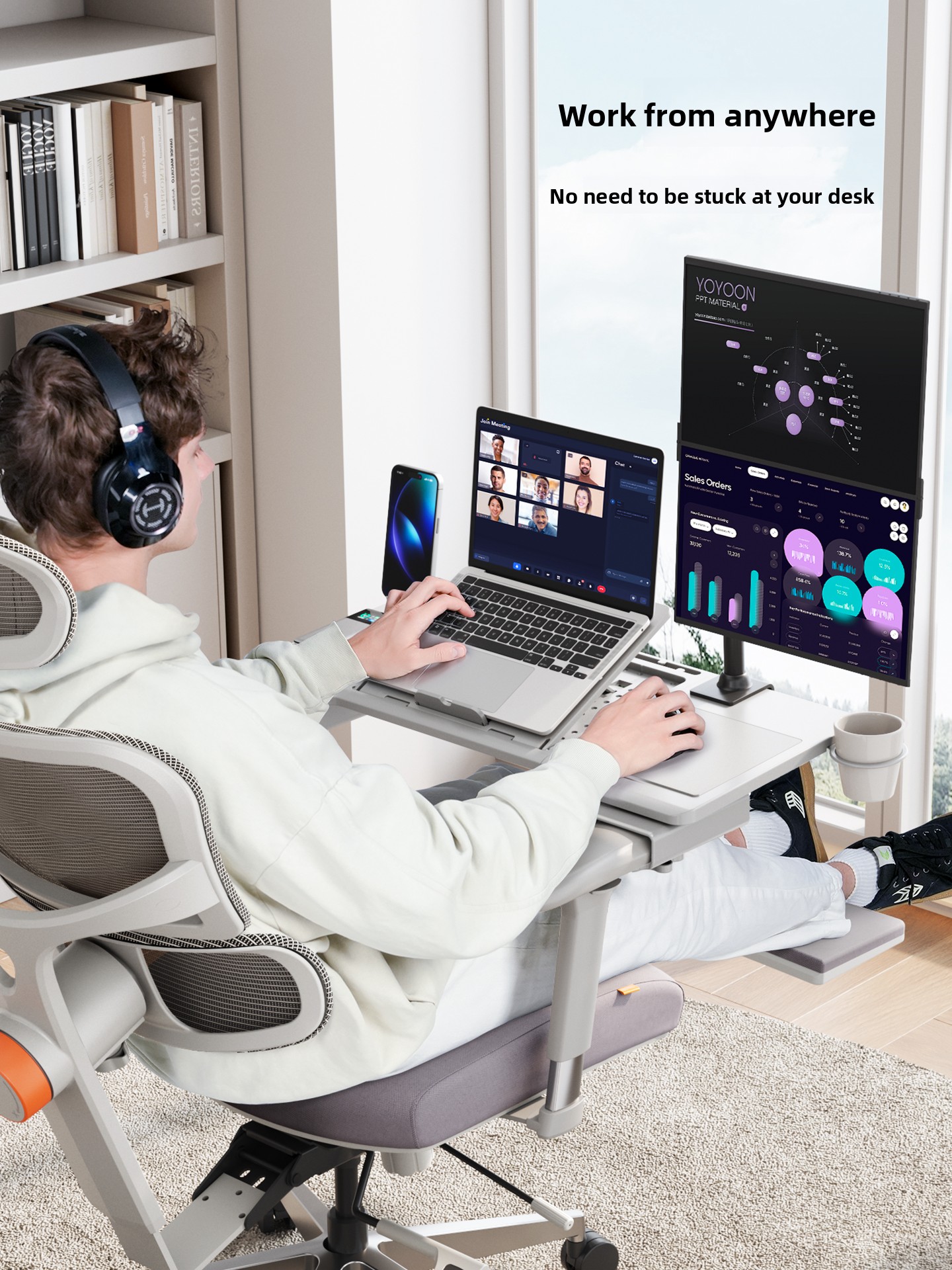 Ergonomic Chair Armrest Desk A - Desk Setup Laptop のレビューと価格